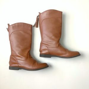 Crazy 8 Brown Faux Leather Boots